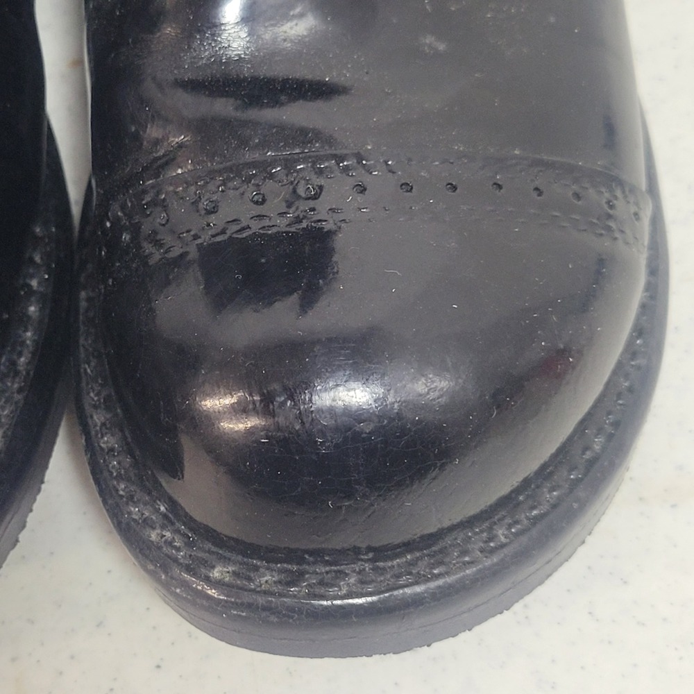 Corcoran 1500 Mens Black Leather Jump Boots Military Paratrooper Cap Toe 7 EE - Picture 3 of 11